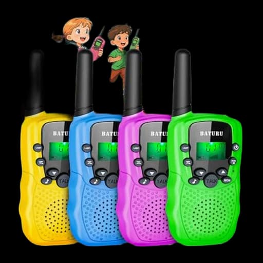 Kids Walkie Talkies (4-Pack)
