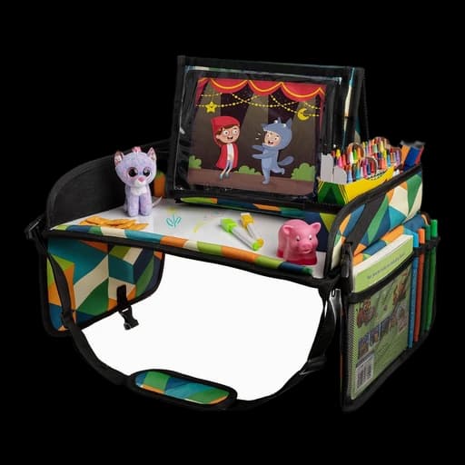 Lusso Gear Kids Travel Tray - Car Seat & Airplane Lap Desk