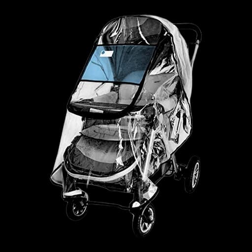 Universal Stroller Rain Cover (Waterproof, Windproof Weather Shield)