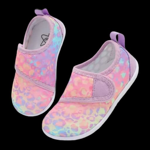 LeIsfIt Toddler Barefoot Quick-Dry Non-Slip Water Shoes
