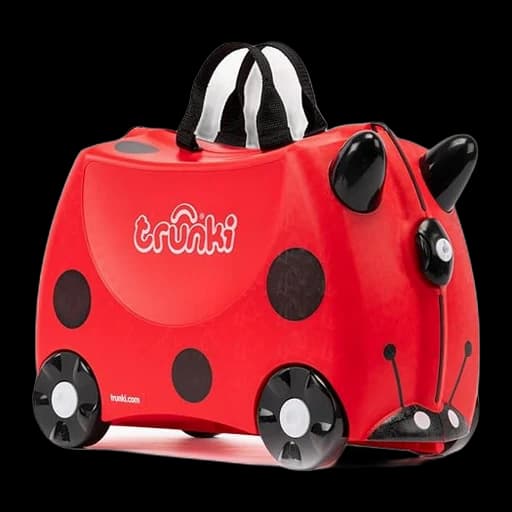Trunki Ride-On Kids Suitcase (Harley Ladybug Red)