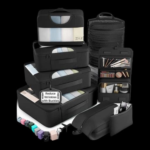 Veken 8-Set Packing Cubes (Non-Compression)
