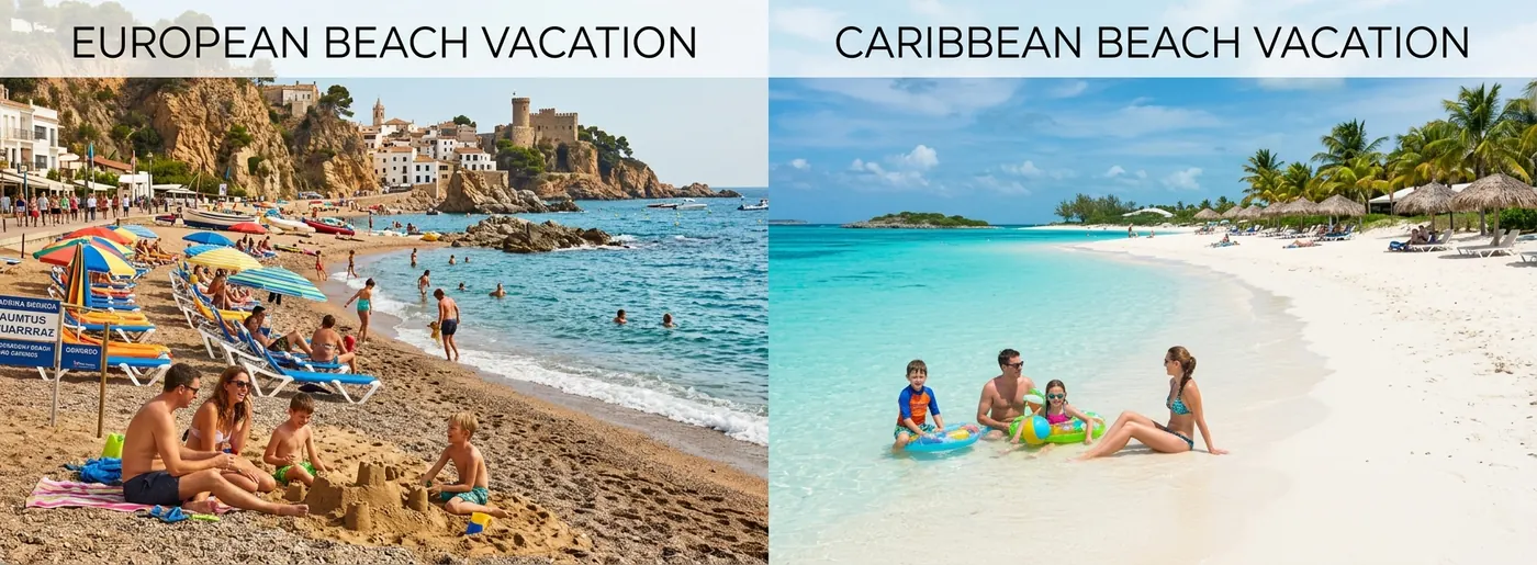 Europe vs Caribbean for a Family Beach Vacation: How They Compare