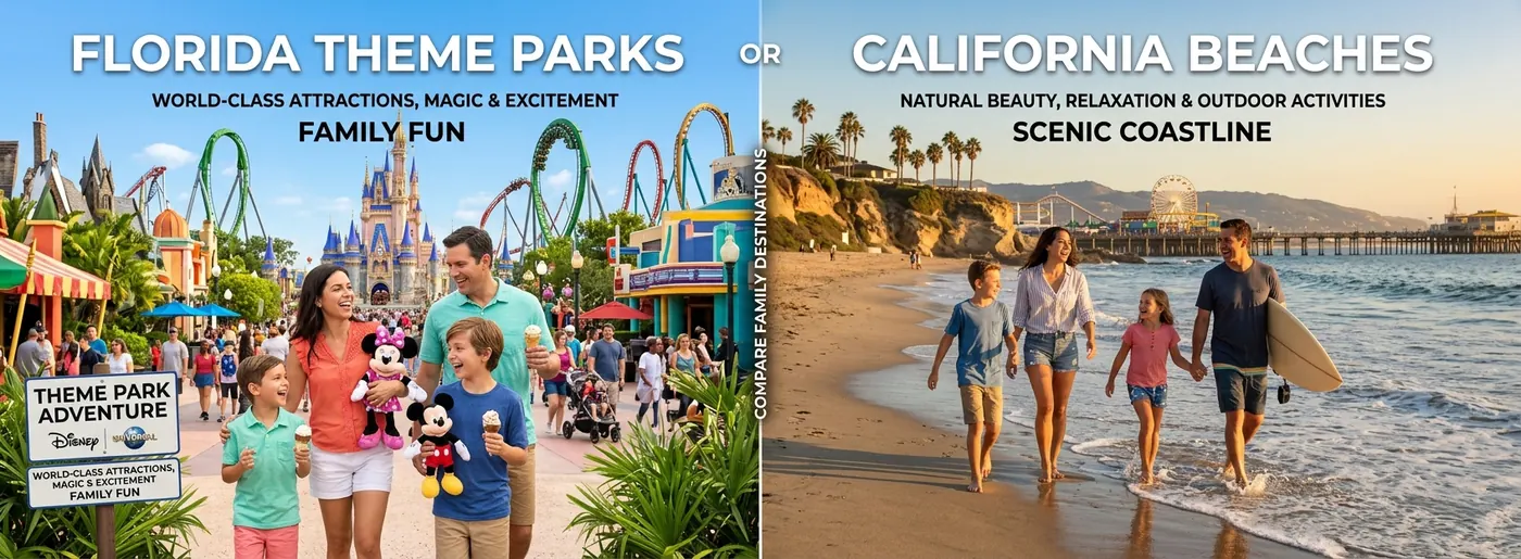 Florida vs California Family Vacation: The Ultimate State Showdown